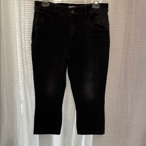 Maurices Black Cropped Jeans
